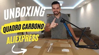 Quadro AIRWOLF Carbono - AliExpress | UNBOXING #projectbike
