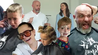 Wax Pain, Accidental Facial, And Buzz Cut | Family Vlog