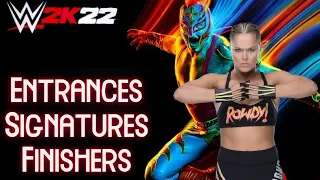 WWE 2K22 Entrances/Signatures/Finishers: DLC Ronda Rousey