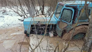 Мы не ожидали что так будет... Утопили трактор Т-40АМ в болоте!!!