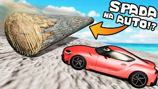 ❄️ SUPERSAMOCHODY KONTRA WIELKIE KŁODY DREWNA | BeamNG Drive |