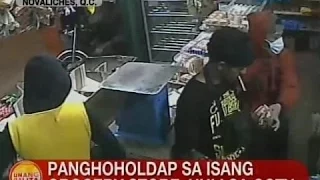 UB: Panghoholdap sa isang grocery store sa Novaliches, QC, huli sa CCTV