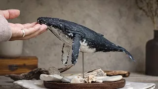 How to Sculpt a Humpback Whale out of Polymer Clay