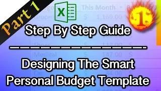 Excel Tutorial | Design The Smart Personal Budget Template - Part 1