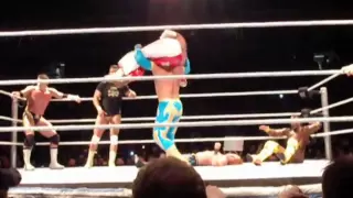 Rey Mysterio vs. Sin Cara in battle royal (Supershow 7/16/2011)