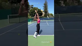 Marta Kostyuk is recovering from injury 💪 #tennis #shorts #kostyuk