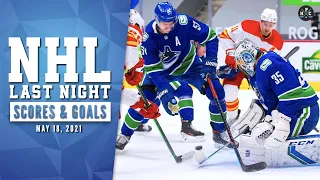 NHL Last Night: All 17 Goals and NHL Scores of May 18, 2021