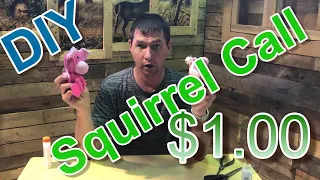 DIY Squirrel Call fast and easy to make Really Works!!