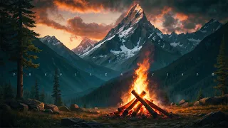 Calm Norse // Cinematic Ambient Music Playlist - Skyrim Ambience, Fire Sound, Rain Sound
