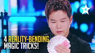 These 4 Magic & Sleight-of-Hand Tricks Defy Reality | Got Talent
