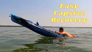 How to Re-Enter a Sit-In Kayak In Deep Water (Pelican 100 Kayak Stability Test)