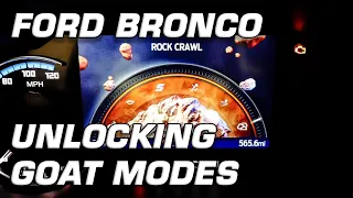 2021 Ford Bronco Unlocking GOAT Modes | Bronco How To | IAG Performance