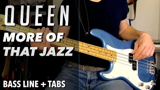 Queen - More Of That Jazz /// BASS LINE [Play Along Tabs]