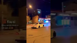 Corrida de carros ilegal noa rua