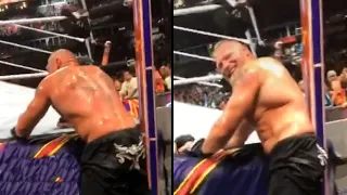 Every Time Brock Lesnar Broke Character in WWE