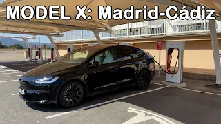 Viaje Madrid-Cádiz con un TESLA Model X