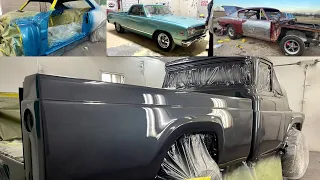 59 F100 & 69 Camaro Paint Progress & MORE!