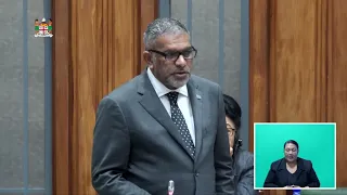 Fijian Minister for Commerce updates parliament on activities of Tourism Fiji