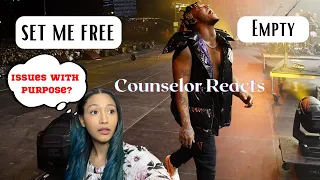 Counselor Intern Reacts To Empty & Set Me Free By JuiceWRLD | JuiceWRLD Reaction Video