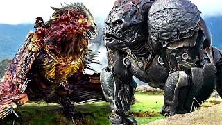 Metal Gorilla VS Iron Eagle | Transformers: Rise of the Beasts | CLIP