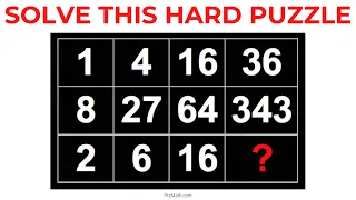 Can You Solve This Difficult Puzzle? | Brain Teaser