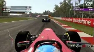 F1 2011 - Gameplay Monza ( PC ) 1080P