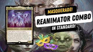 Masquerade Reanimator Combo!  Jank Standard MTG arena fun!