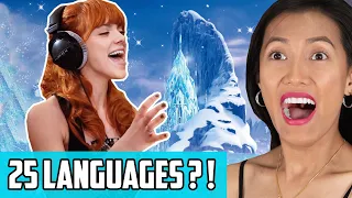 Frozen Hit Song Let It Go In Multi-Language Reaction | Sung In 25 Languages!