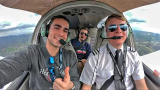 Diamond DA40 | Cockpit Takeoff & VFR Departure from LCA | GoPro 7 Cockpit View & ATC | Student Pilot