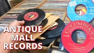 Finding rare vinyl records in a huge antique mall