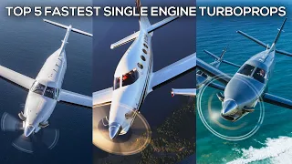 TOP 5 Fastest Single Engine Turboprops