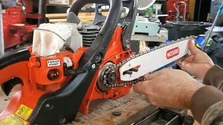 ECHO CS310 Chainsaw how to replace the bar and chain
