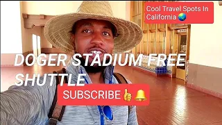 Dodger Stadium 🧢⚾️ Free Shuttle Secret:Cool Travel Spots🌏