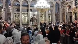 Holy Land Пасха. Чтение пасхального Евангелия на Вечерне, на разных языках.