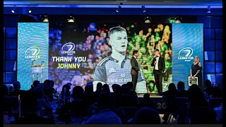 Stuart Lancaster and Johnny Sexton goodbye speeches