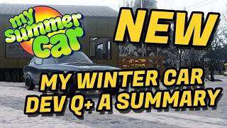 New 2024 My Winter Car News! Developer Q+A Summary