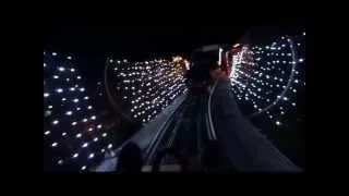 The Gatlinburg Mountain Coaster on-ride at night HD POV @60fps