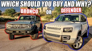 FORD BRONCO vs. LAND ROVER DEFENDER: WHICH SHOULD YOU BUY and WHY?