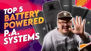 Top five battery powered PA systems | Gear4music Synths & Tech