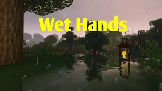 Minecraft Music Relax With Rain 🌧 Slowed Down 😌 Wet Hands - C418 (20 Min)