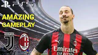 eFootball 2022 NEXT-GEN ONLINE Gameplay Juventus vs AC Milan - 60FPS - PS5