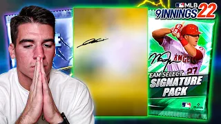 ANNOUNCING MY RETIREMENT. Team Select Sig, Prime & Diamond Pack Opening! - MLB 9 Innings 22