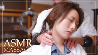 【ASMR】Happy hours spent at Yamaguchi Barber_Massage