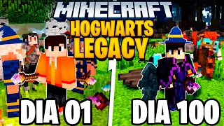 SOBREVIVI 100 DIAS MINECRAFT COMO UM MAGO - O FILME