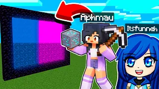 How To Make A Portal To The Aphmau And ItsFunneh Dimension In Minecraft