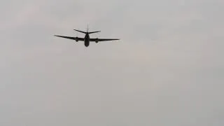 English Electric Canberra super low fast flyby at Bristol Airport 23/6/14