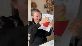 Last Minute Geschenk für Vatertag 🩵🍟 DIY Karte #vatertag