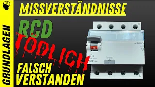 Tödlich! RCD nicht verstanden! Top 3 Missverständnisse aufgeklärt.