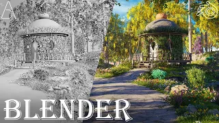 Fantasy Forest in Blender 3D