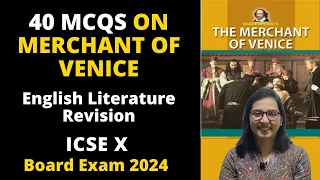 Merchant Of Venice MCQs ICSE Class 10 English Literature Exam Boards 2024